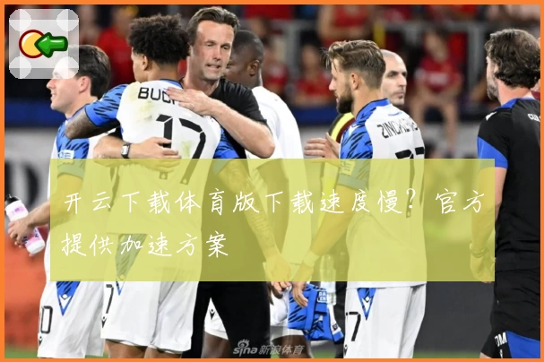 开云下载体育版下载速度慢？官方提供加速方案